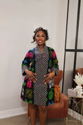 Adesua Print Mini Dress