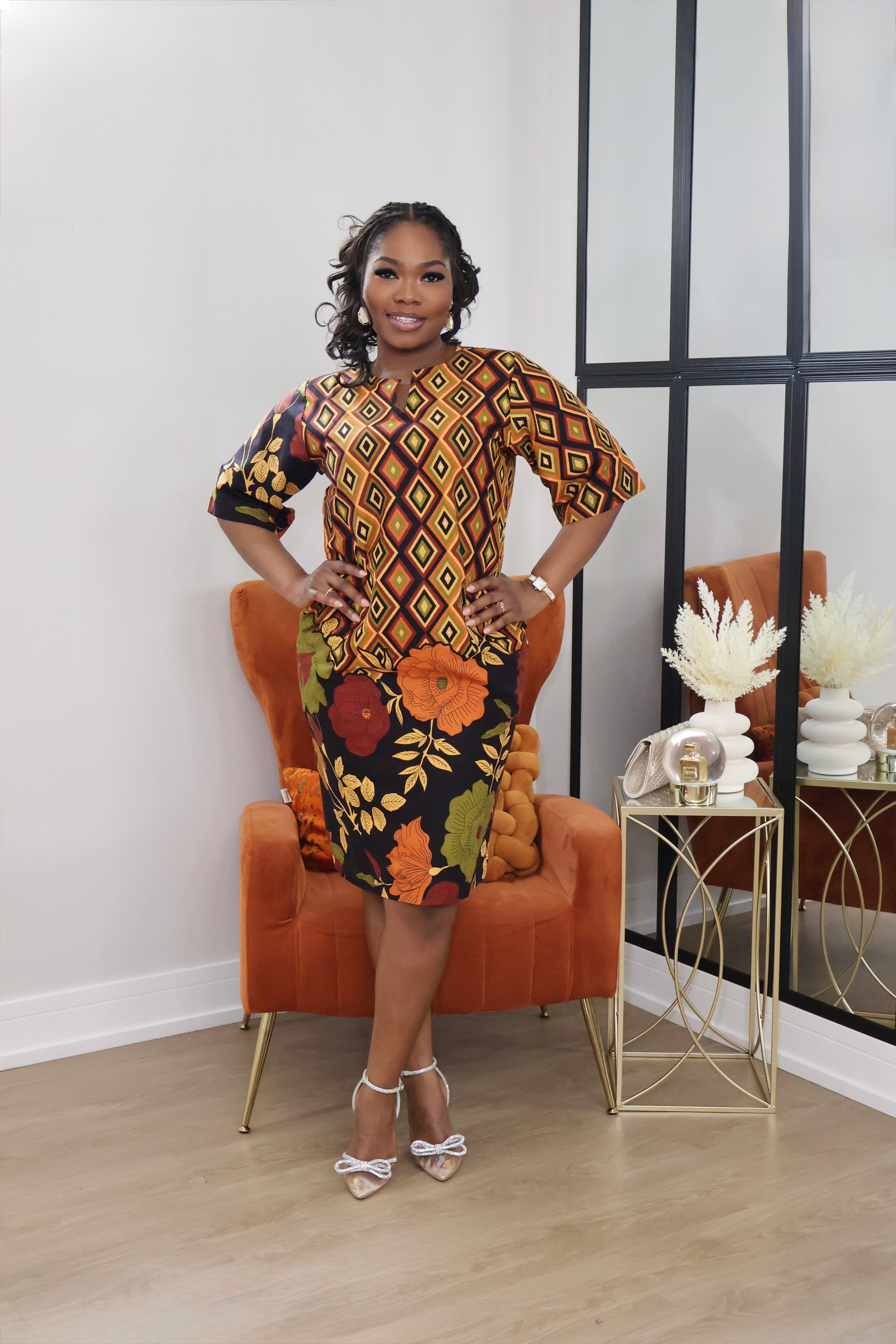 Lola Bloom Midi Dress