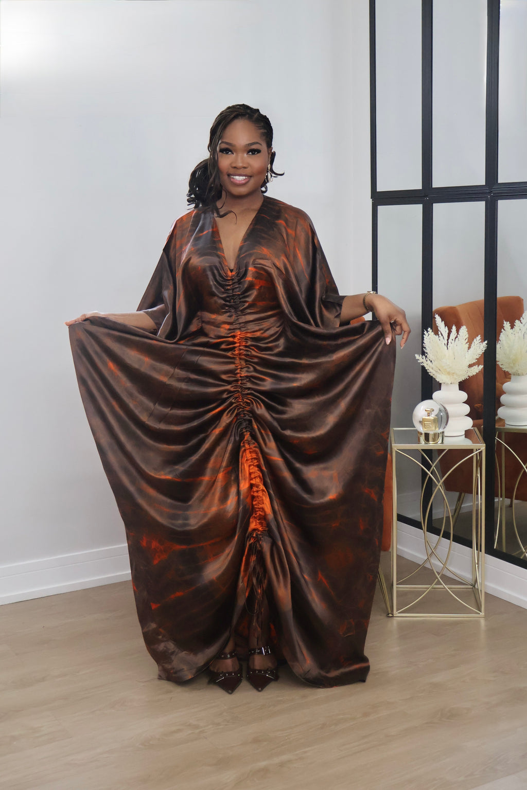 Plum Silk Boubou